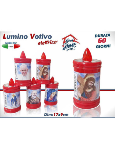 lumino votivo rosso 60gg