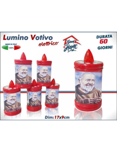 lumino votivo rosso