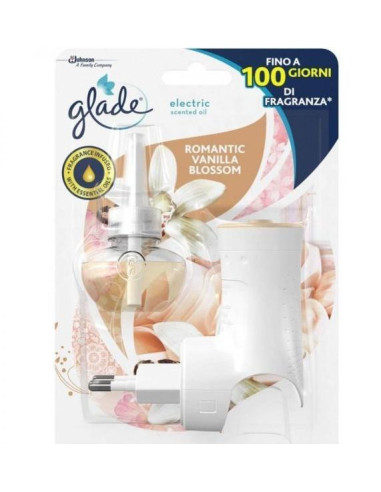 Glade Diffusore Di Oli Essenziali Elettrico Fragranza Romantic Vanilla