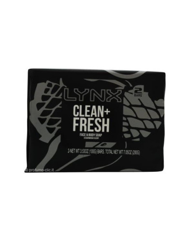 Axe  Clean And Fresh Face And Body Soap Twin 100g*2