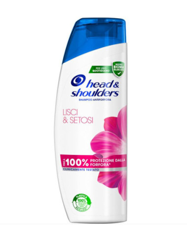 HEAD  SHOULDERS SHAMPOO ANTIFORFORA LISCI  SETOSI 225 ML