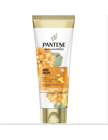 PANTENE BALSAMO MIRACLES ADDIO CRESPO BIOTINA E ESTRATTO DI CACTUS E OLIO DI ARGAN 200 ML