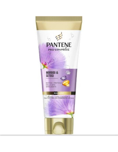 PANTENE BALSAMO MIRACLES MORBIDI  SETOSI BIOTINA E PROTEINA DELLA SETA IDROLIZZATA TUBO 200 ML