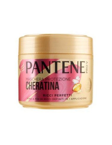 Pantene Maschera Capelli Protezione Cheratina Ricci Perfetti 300 ml