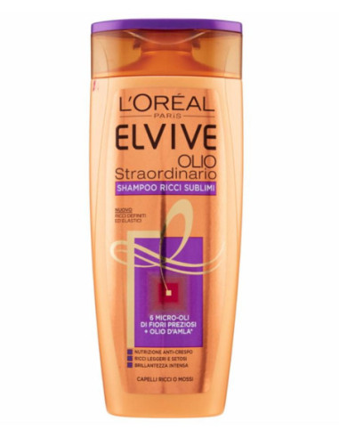 loreal OLIO STRAORDINARIO SHAMPOO RICCI SUBLIMI250ML