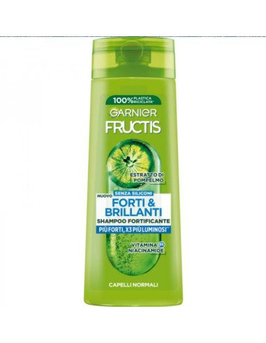 GARNIER FRUCTIS SHAMPOO FORTIFICANTE 250ML.FORTI E BRILLANTI CAPELLI NORMALI