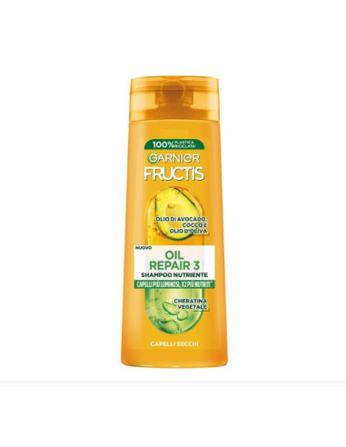 FRUCTIS SHAMPOO NUTRIENTE OIL REPAIR 3 CAPELLI SECCHI 250 ML.