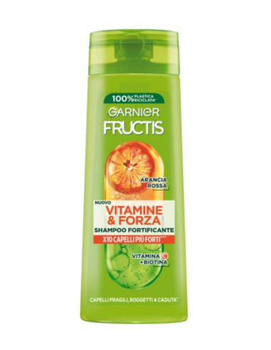 FRUCTIS SHAMPOO FORTIFICANTE VITAMINE  FORZA CAPELLI FRAGILI SOGGETTI A CADUTA 250 ML