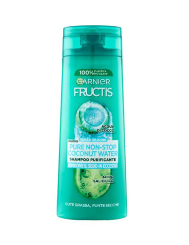 FRUCTIS SHAMPOO PURIFICANTE PURE NON STOP COCONUT WATER CUTE GRASSA PUNTE SECCHE 250 ML