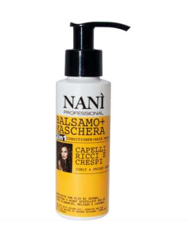 NANI' PROFESSIONAL BALSAMO E MASCHERA 2IN1 CAPELLI RICCI E CRESPI CON OLIO DI JOJOBA 100 ML