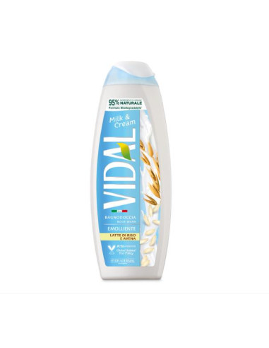 VIDAL BAGNO SCHIUMA 500 ML MILK & CREAM