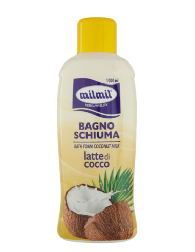 milmil Fresca Vitalità Bagno Schiuma latte di cocco 1000 ml