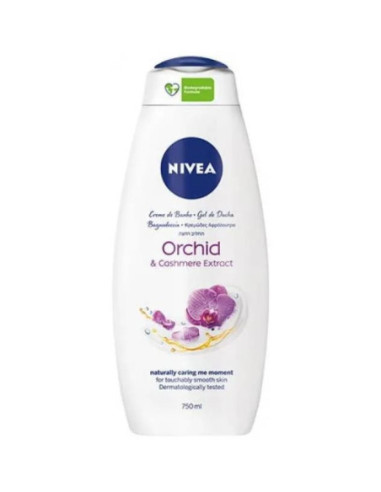 Nivea Bath Cream Body Cashmere Orchid 750ml