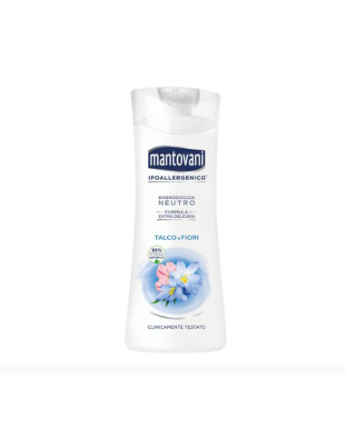 MANTOVANI BAGNODOCCIA NEUTRO TALCOE e FIORI 400 ML