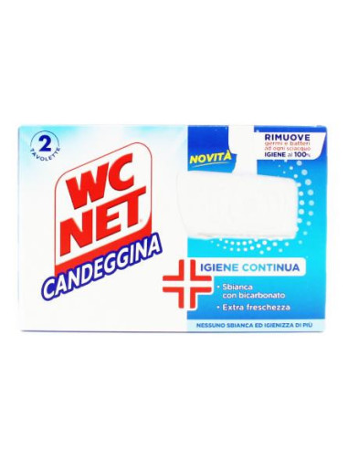 WC NET TAVOLETTA SOLIDA CANDEGGINA IGIENE CONTINUA 2 PZ