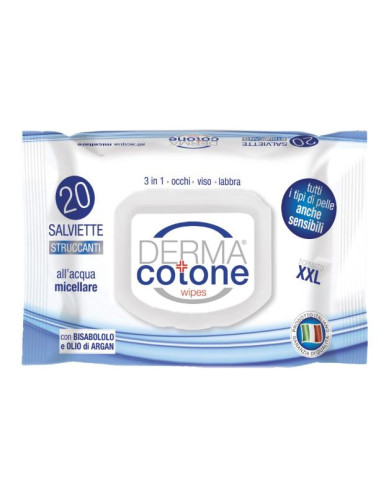 derma cotone salviette 20pz