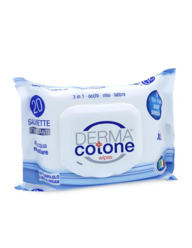 derma cotone salviette struccanti 20pz