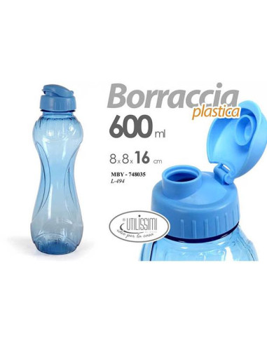 BORRACCIA PLASTICA 600ML