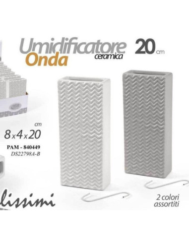 UMIDIFICATORE 20 CM AMBIENTE EVAPORATORE TERMOSIFONE Bianco Grigio ASSORTITO ond