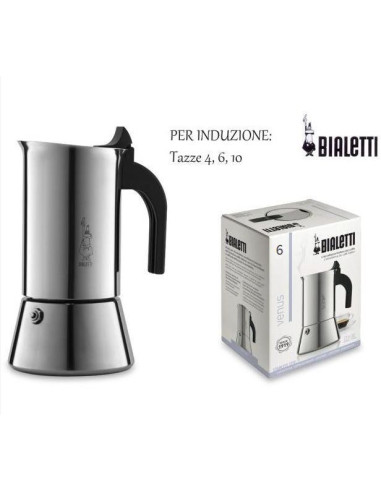 Bialetti Caffettiera Venus 6 Tazze Induzione