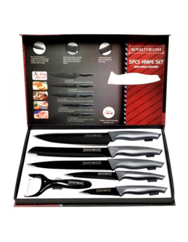 Set Coltelli da Cucina ROYALTY LINE 5 PZ. mod.RL-CB5