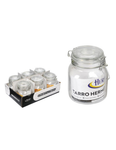 TARRO CRISTAL HERMRTICO 1000ML