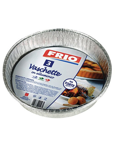 FRIO 3 CASCHETTE ON ALLUMINIO PER TORTE