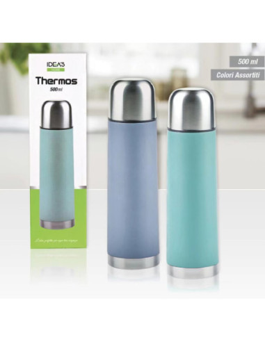 THERMOS ACCIAIO COLORATO 500ML