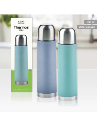 THERMOS ACCIAIO COLORATO 750ML