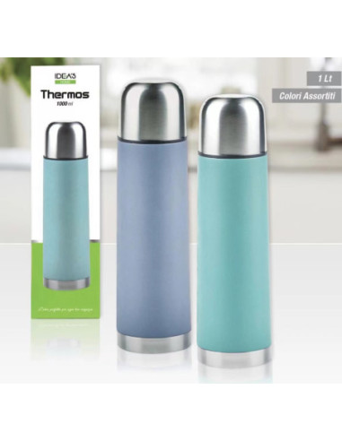 THERMOS ACCIAIO COLORATO 1LT