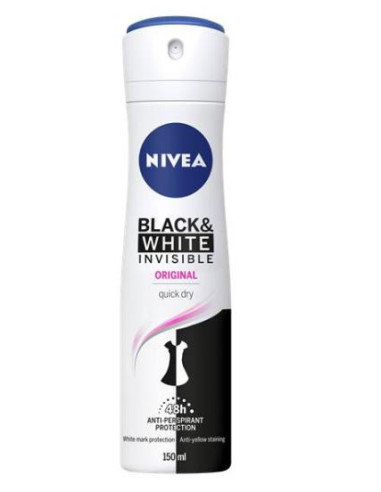 nivea black &ehite origina 150ml