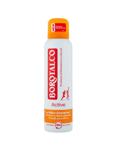 Borotalco Active Deo Spray Profumo di Mandarino e Neroli 150 ml