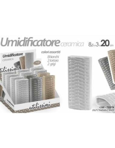 EVAPORATORE UMIDIFICATORE TERMOSIFONE INTRECCIO IN CERAMICA GICOS