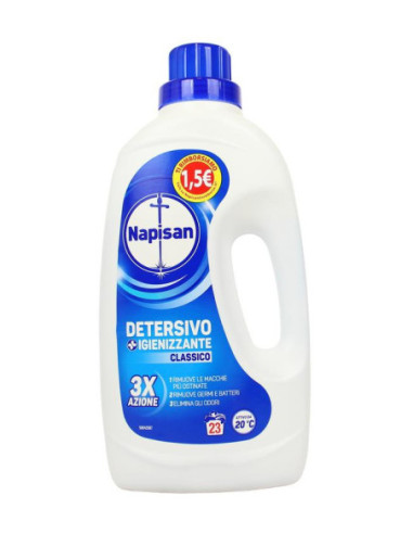 NAPISAN DETERSIVO IGIENIZZANTE LIQUIDO LAVATRICE CLASSICO 23 LAVAGGI