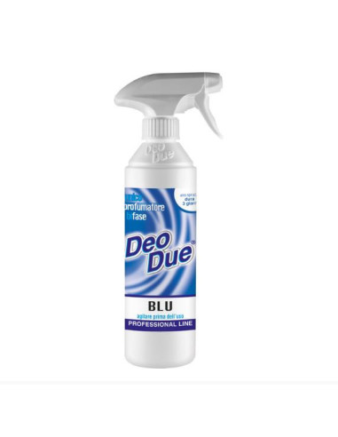 DEO DUE PROFUMATORE BIFASE DEODORANTE PER TESSUTI ELIMINA ODORI BLU TRIGGER 500 ML