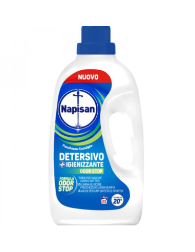 NAPISAN LAVATRICE LIQUIDO IGIENIZZANTE 23 LAVAGGI 1150ML.ODOR STOP