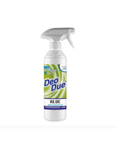 DEO DUE PROFUMATORE BIFASE DEODORANTE PER TESSUTI ELIMINA ODORI ALOE TRIGGER 500 ML