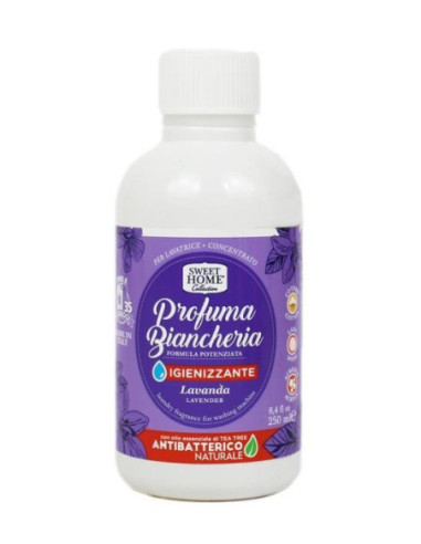 SWEET HOME - Igienizzante Lavanda - Profuma Biancheria Antibatterico 250 Ml