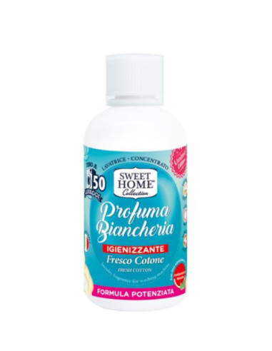 SWEET HOME Profuma Biancheria Igienizzante Fresco Cotone - 250ml