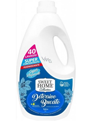 Sweet Home detersivo bucato TALCO  2000 ml