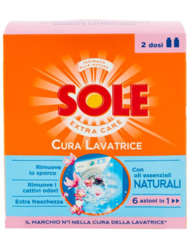 SOLE cura lavatrice 2 dosi*250ml