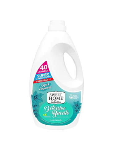 SUAREZ SWEET HOME DETERSIVO BUCATO OCEAN PARADISE CONCENTRATO A MANO IN LAVATRICE 40 LAVAGGI 2000ML