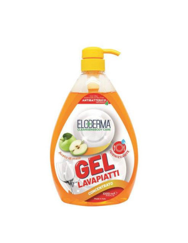 ELODERMA Gel Piatti Aceto Di Mele 1000 Ml