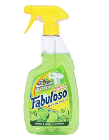 FABULOSO SGRASSATORE UNIVERSALE BASE 600ML.PROFUMO DI LIME E MENTA