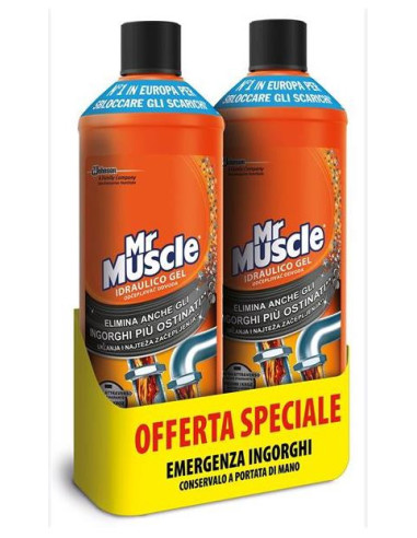 mr muscle idraulico gel 2X1000ML