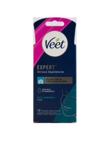 VEET EXPERT STRIS.DEP. VISO PEL.SENS X12