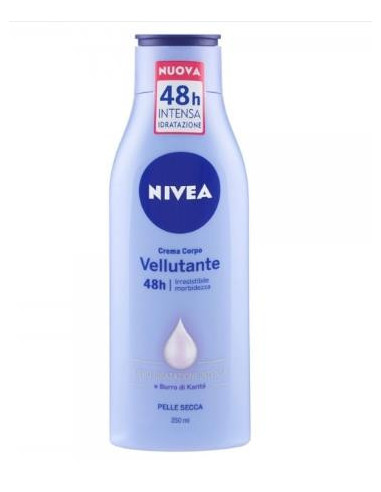 NIVEA CREMA CORPO VELLUTANTE SIERO IDRATAZIONE INTENSA CON BURRO DI KARITE' 250 ML