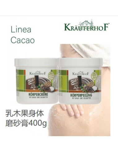 Krauterhof Peeling corpo al burro di cacao e di Shea 400g