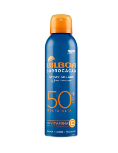 BILBOA BURROCACAO SPRAY SOLARE FP50+ PROTEZIONE MOLTO ALTA 150ML.CON VITAMINA C