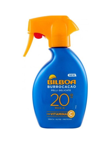 BILBOA BURROCACAO SPRAY SOLARE FP20 PROTEZIONE MEDIA 250ML.CON VITAMINA C